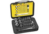 Stanley 1-13-907 Zestaw bitów 1/4" z grzechotką Expert, 40 sztuk