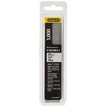 Stanley 1-SWKBN075T 20mm/3/4"/18 Gwoździe galwanizowane 8/300/E/J, 1000 szt.