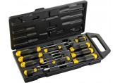Stanley 2-65-005 CushionGrip Zestaw wkrętaków płaskich i Phillips, 10 sztuk