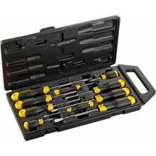 Stanley 2-65-005 CushionGrip Zestaw wkrętaków płaskich i Phillips, 10 sztuk