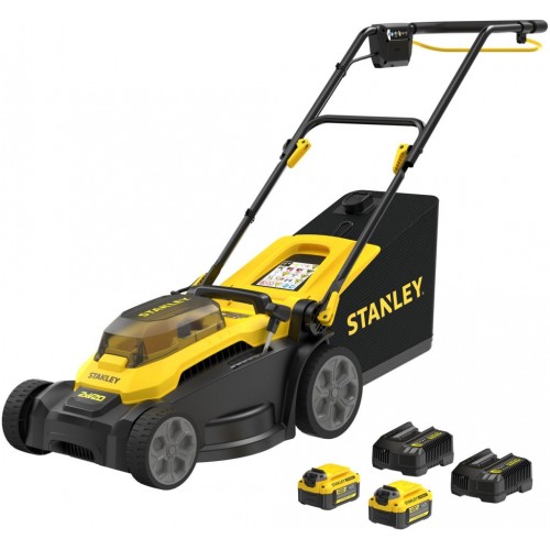 Stanley SCMWP3701M2 FatMax V20 Akumulatorowa kosiarka do trawy (37cm/2x18V/2x4,0Ah) Stanley SCMWP3701M2 FatMax V20 Akumulatorowa kosiarka do trawy (37cm/2x18V/2x4,0Ah)