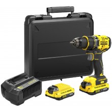 Stanley SFMCD720D2K FatMaV20 Bezszczotkowa wiertarko-wkrętarka (80Nm/18V/2x2,0Ah), walizka