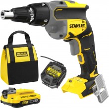 Stanley SFMCF600D1S FatMax V20 Aku wkrętarka do karton-gipsu (18V/1x2,0Ah), torba