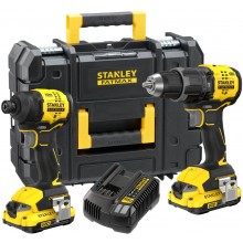 Stanley SFMCK201D2T V20 Akumulatorowy zestaw narzędzi (18V/2x2,0Ah), Pro-Stack