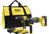 Stanley SFMCK216MDS FatMax V20 2-częściowy zestaw (18V/1x4,0Ah/1x2,0Ah), torba