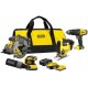 Stanley SFMCK412MDS FatMax V20 Zestaw 4-elementowy (18V/1x2,0Ah/1x4,0Ah), torba
