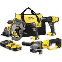 Stanley SFMCK469M2 FatMax V20 Zestaw elektronarzędzi (18V/2x4,0Ah), torba