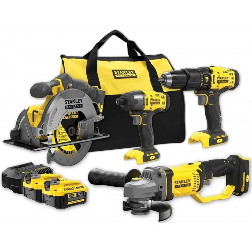 Stanley SFMCK469M2 FatMax V20 Zestaw elektronarzędzi (18V/2x4,0Ah), torba