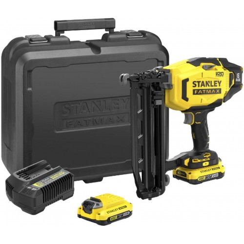 Stanley SFMCN616D2K FatMax V20 Akumulatorowa gwoździarka (18V/2x2,0Ah), walizka