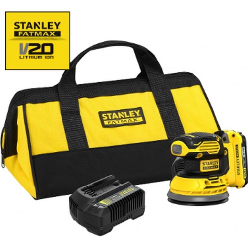 Stanley SFMCW220D1S FatMax V20 Aku szlifierka oscylacyjna 125mm (18V/1x2,0Ah), torba