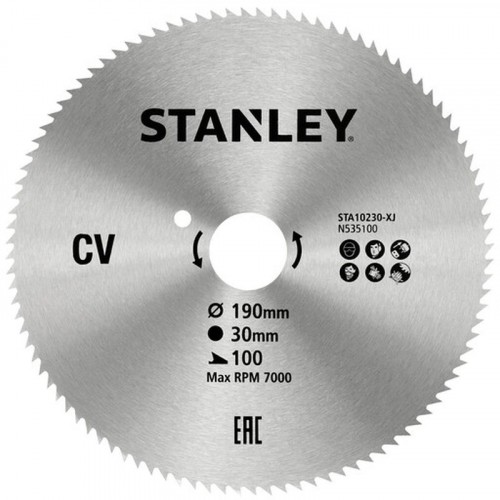 Stanley STA10230-XJ Tarcza pilarska 190x30mm, 100 zębów