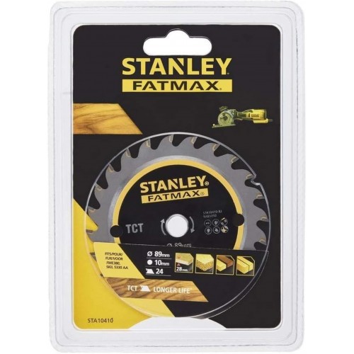 Stanley STA10410 Tarcza do drewna TCT 89 x 10 mm, 24 zębów