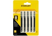 Stanley STA27025 Brzeszczoty do wyrzynarki HCS typu T do drewna, 5 sztuk