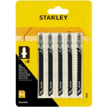 Stanley STA27025 Brzeszczoty do wyrzynarki HCS typu T do drewna, 5 sztuk