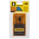 Stanley STA28160 Brzeszczoty do wyrzynarki HCS-HSS typu T do drewna i metalu, 16 sztuk