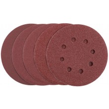 Stanley STA32047 Papier ścierny do szlifierek mimośrodowych 125mm, P60, P80, 2x P120, P180