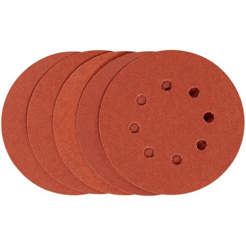 Stanley STA32182 Papier ścierny do szlifierek mimośrodowych 125mm, P240, 5 sztuk Stanley STA32182 Papier ścierny do szlifierek mimośrodowych 125mm, P240, 5 sztuk