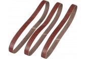 Stanley STA33311 Pasy ścierne do pilników taśmowych, P60, 13x455mm, 3 sztuki