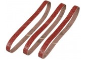Stanley STA33376 Pasy ścierne do pilników taśmowych, P40, 13x455mm, 3 sztuki