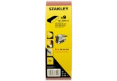 Stanley STA33481 Pasy ścierne 75x533mm, 3x P60, 3x P80, 3x P100, 9 sztuk