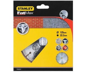 Stanley STA38107-XJ Diamentowa tarcza segmentowa do betonu/cegieł 125 x 22,2 mm