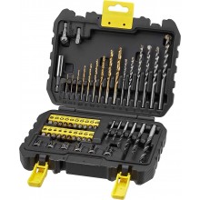 Stanley STA88546-XJ Zestaw wierteł i bitów, 50 elementów