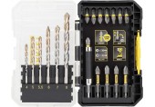 Stanley STA88552-XJ FatMax Zestaw 19 szt. końcówek udarowych 1/4" + wiertła do muru