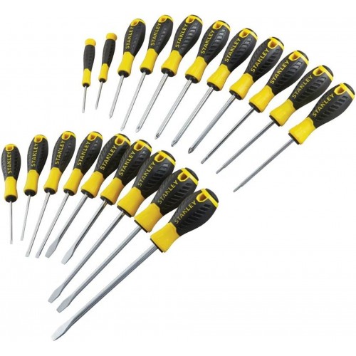 Stanley STHT0-60213 Essential Zestaw wkrętaków, 20 sztuk Stanley STHT0-60213 Essential Zestaw wkrętaków, 20 sztuk