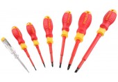 Stanley STHT60031-0 Zestaw wkrętaków VDE (płaskie+PZ+tester), 7 sztuk