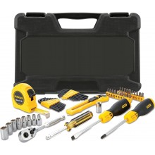 Stanley STMT0-74864 Zestaw narzędzi i akcesoriów, 51 elementów, w walizce