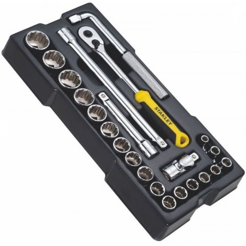 Stanley STMT1-74726 1/2" 12-punktowy moduł gniazdowy, 23 szt.