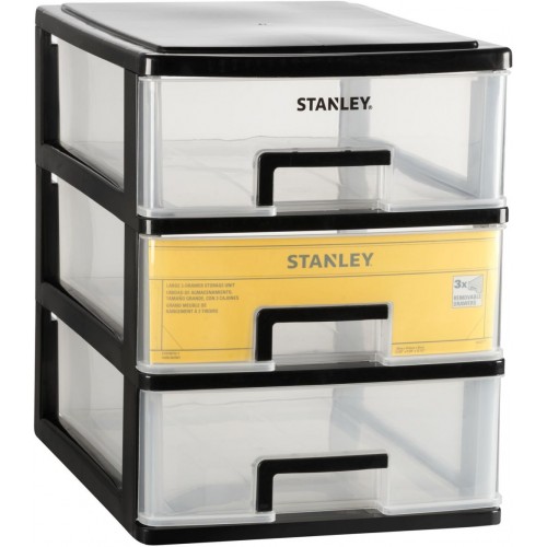Stanley STST40710-1 Essential Mały organizer z szufladami – 3 szuflady Stanley STST40710-1 Essential Mały organizer z szufladami – 3 szuflady
