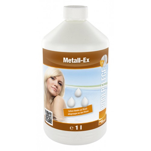 STEINBACH Środek do usuwania metali i osadów metalowych z basenu, Metall Ex, 1 l, 070630