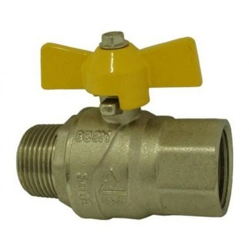 STENO gazowy zawór kulowy z uchwytem motylkowym, 1", 03100100 STENO gazowy zawór kulowy z uchwytem motylkowym, 1", 03100100