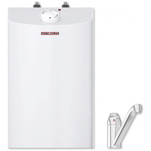 Stiebel Eltron ESH 10 U-N Trend Mały ogrzewacz pojemnościowy 10 l, 2 kW z armaturą 201392