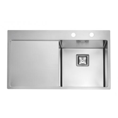 ALVEUS Stylux 50 F zlewozmywak, satin, 860 x 510 mm, prawy 1084294