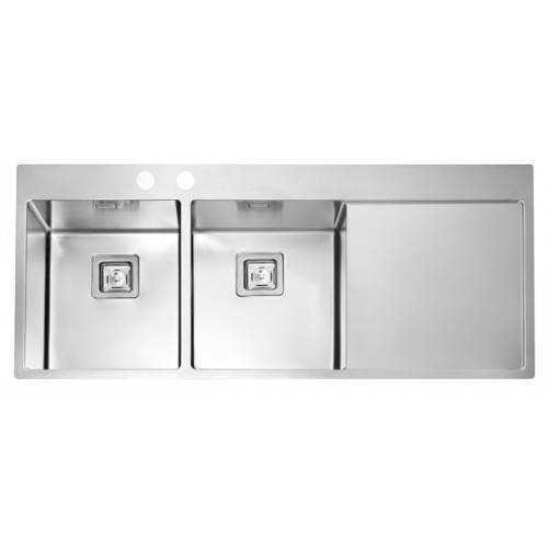 ALVEUS Stylux 70 F zlewozmywak, satin, 1160 x 510 mm, lewy 1084297