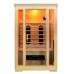 Sauna InfraRed GIRA 120 , 2-osobowa jasny dekor, panel sterujący wewnętrzny+radio+mp3