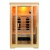 Sauna InfraRed GIRA 120 , 2-osobowa jasny dekor, panel sterujący wewnętrzny+radio+mp3