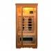 WYPRZEDAŻ Sauna InfraRed Sunrise 90, 1-osobowa ciemny dekor, panel sterujący wewnętrzny+ra