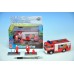 Kids Globe Auto straż pożarna 13cm na baterie 00065689