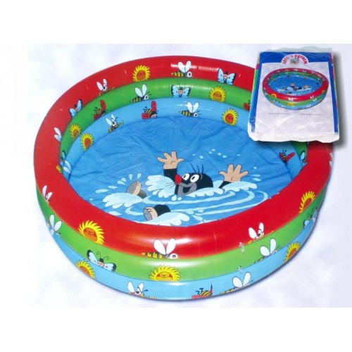 KRECIK Nadmuchiwany basenik dla dzieci 122x25 cm, mix kolorów 49170501