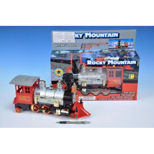 ROCKY MOUNTAIN Lokomotywa z dźwiękiem i światłem 33 cm, na baterie 00068573