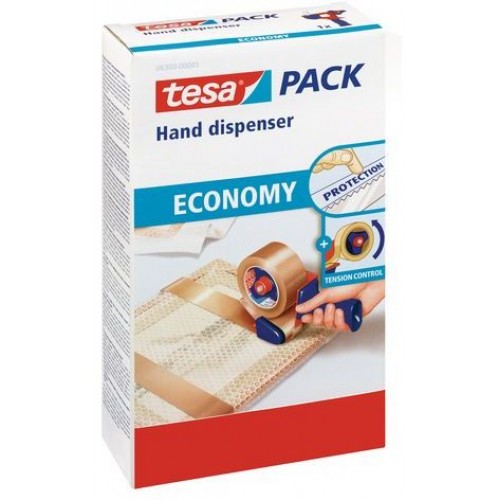 TESA ręczny dyspenser do taśmy pakowej, czerwono-niebieski, do 66 m x 50 mm,06300-00001-00 TESA ręczny dyspenser do taśmy pakowej, czerwono-niebieski, do 66 m x 50 mm,06300-00001-00