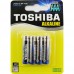 TOSHIBA Baterie alkaliczne LR03 4BP AAA 35040105