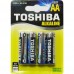 TOSHIBA Baterie alkaliczne LR6 4BP AA 35040107