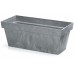 Prosperplast CUBE CASE BETON EFFECT Doniczka 39,2x18,2x16cm, marengo DCUC400E