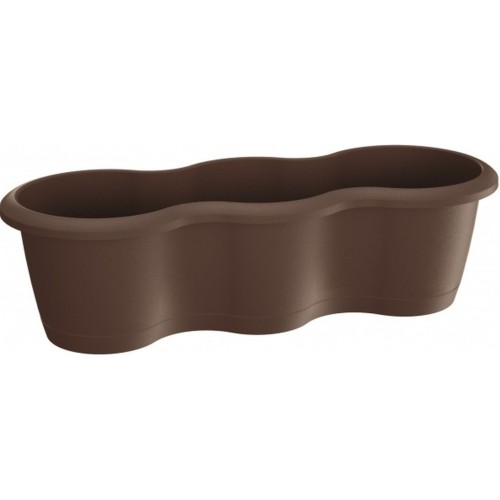Prosperplast RESPANA TRIPLE Potrójna doniczka 51,9x20x14,8 cm, brązowa DREX520 Prosperplast RESPANA TRIPLE Potrójna doniczka 51,9x20x14,8 cm, brązowa DREX520