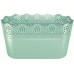 Prosperplast LACE pudełko z koronką 28,5 x 13,5 cm, pistacja DLAC285