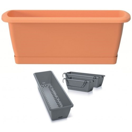Prosperplast RESPANA EASYCARE W Skrzynka ogrodowa 39,7x19x14cm, terakota ISE400SW Prosperplast RESPANA EASYCARE W Skrzynka ogrodowa 39,7x19x14cm, terakota ISE400SW